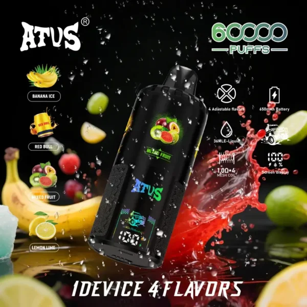 ATVS 60000 Puffs 60k 4 in 1 Miglior Vape Monouso all’Ingrosso Spedizione Gratuita 11 ATVS 60000 Puffs 60k 4 in 1 Miglior Vape Monouso all’Ingrosso Spedizione Gratuita