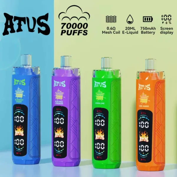 ATVS 70k Puffs 70000 Miglior Vape Usa e Getta con Spedizione Gratuita