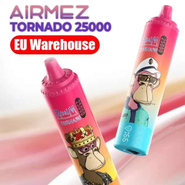 Airmez 25k tiri 25000 Tornado vape usa e getta consegna rapida da magazzino UE