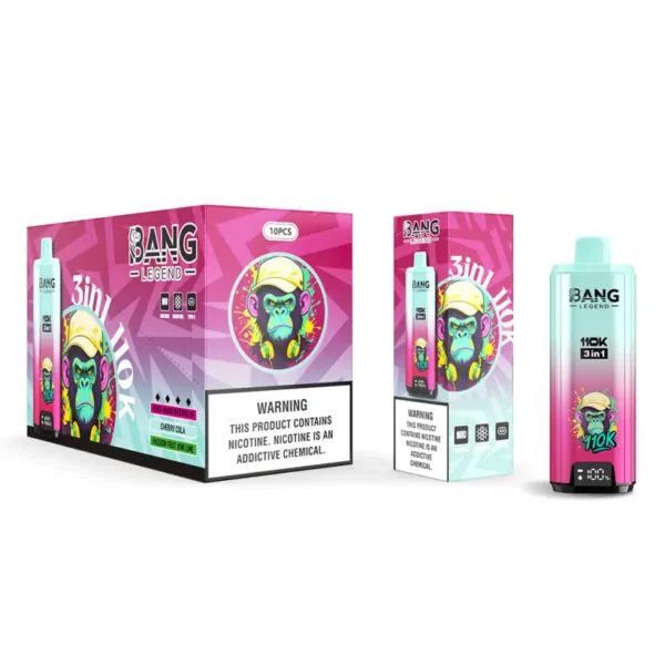 Bang Legend 110k Tiri 110000 3 in 1 Vape Usa e Getta 3 a 7 Giorni Lavorativi Magazzino UE