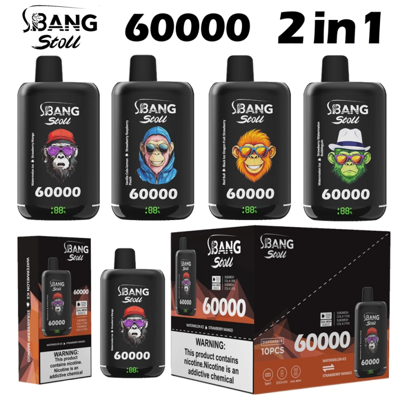 Bang Stoll 60k Puffs 2 in 1 Vape Usa e Getta Ricaricabile 60000 Spedizione Gratuita 1 Bang Stoll 60k Puffs 2 in 1 Vape Usa e Getta Ricaricabile 60000 Spedizione Gratuita