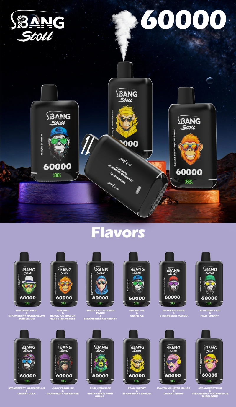 Bang Stoll 60k Puffs 2 in 1 Vape Usa e Getta Ricaricabile 60000 Spedizione Gratuita 16 Bang Stoll 60k Puffs 2 in 1 Vape Usa e Getta Ricaricabile 60000 Spedizione Gratuita