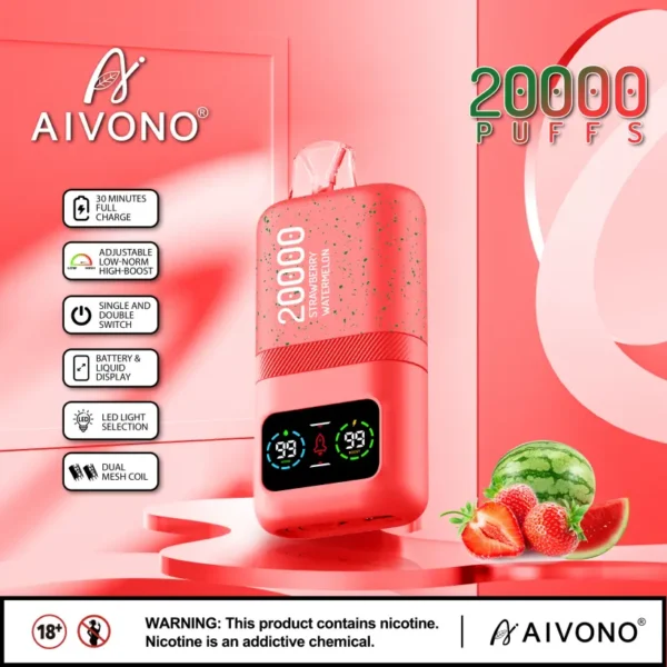 EU Puff 20K Aivono 20000 Puffs Vape Monouso All’Ingrosso Con Spedizione Gratuita