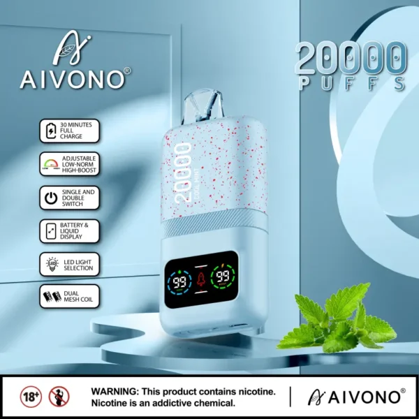 EU Puff 20K Aivono 20000 Puffs Vape Monouso All’Ingrosso Con Spedizione Gratuita