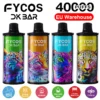 EU Puff 40k FYCOS 40000 Puffs DK Bar Vape Usa e Getta Spedizione Gratuita 3–7 Giorni Lavorativi