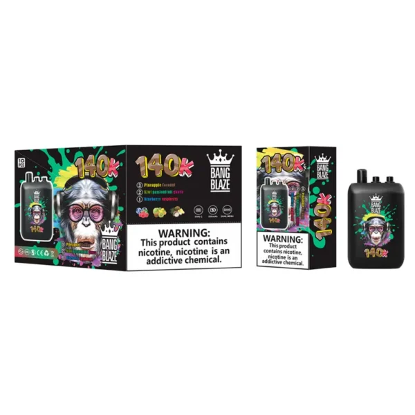 EU Vape Bang Blaze 140k Puffs 3 in 1 Vape Usa e Getta Ricaricabile 140000 tiri Spedizione Gratuita 13 EU Vape Bang Blaze 140k Puffs 3 in 1 Vape Usa e Getta Ricaricabile 140.000 tiri Spedizione Gratuita
