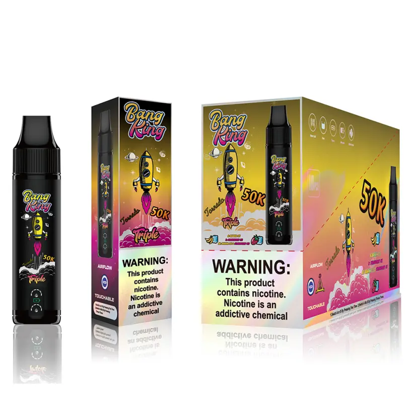 EU Vape Bang King 50k Puffs Triple Gusti 3 in 1 Miglior Sigaretta Elettronica Usa e Getta Spedizione Gratuita 6 EU Vape Bang King 50k Puffs Triple Gusti 3 in 1 Miglior Sigaretta Elettronica Usa e Getta Spedizione Gratuita