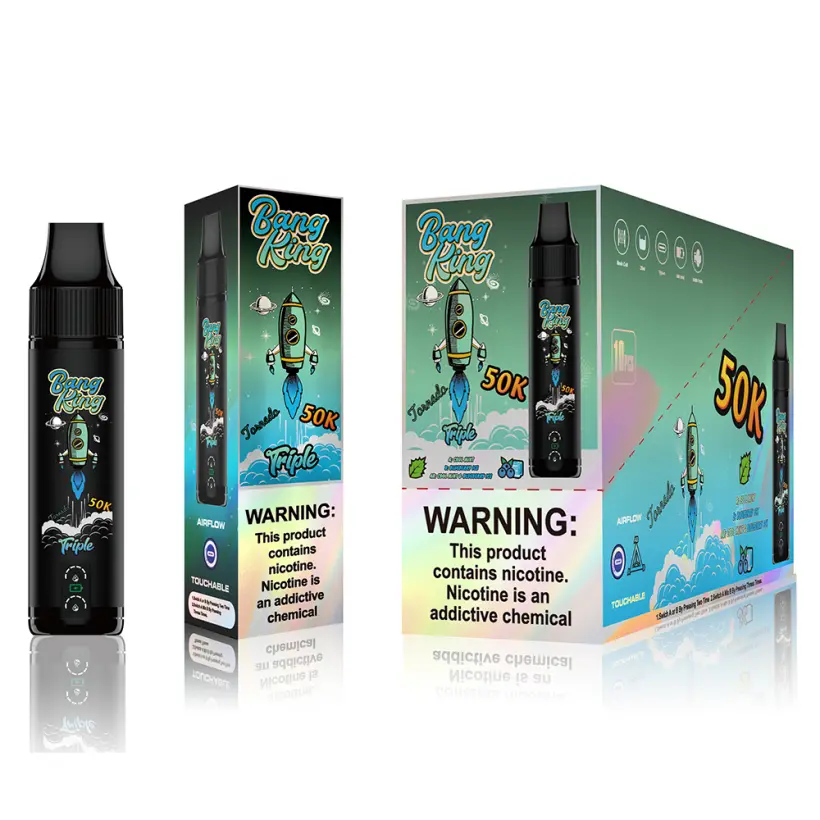 EU Vape Bang King 50k Puffs Triple Gusti 3 in 1 Miglior Sigaretta Elettronica Usa e Getta Spedizione Gratuita 4 EU Vape Bang King 50k Puffs Triple Gusti 3 in 1 Miglior Sigaretta Elettronica Usa e Getta Spedizione Gratuita