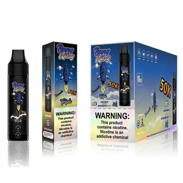 EU Vape Bang King 50k Puffs Triple Gusti 3 in 1 Miglior Sigaretta Elettronica Usa e Getta Spedizione Gratuita 9 EU Vape Bang King 50k Puffs Triple Gusti 3 in 1 Miglior Sigaretta Elettronica Usa e Getta Spedizione Gratuita