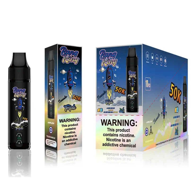 EU Vape Bang King 50k Puffs Triple Gusti 3 in 1 Miglior Sigaretta Elettronica Usa e Getta Spedizione Gratuita 3 EU Vape Bang King 50k Puffs Triple Gusti 3 in 1 Miglior Sigaretta Elettronica Usa e Getta Spedizione Gratuita