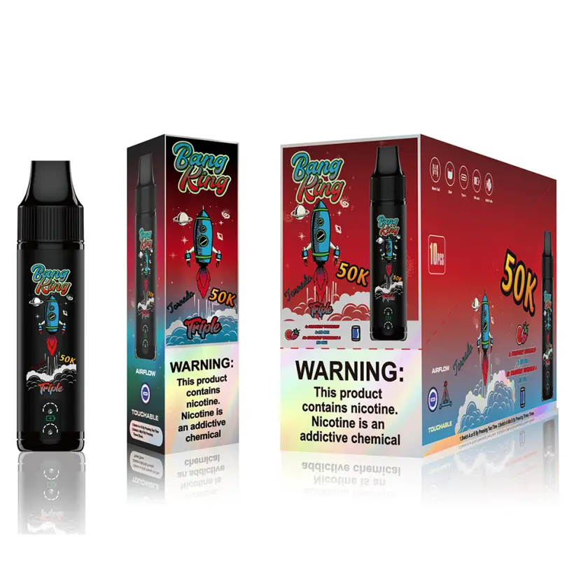 EU Vape Bang King 50k Puffs Triple Gusti 3 in 1 Miglior Sigaretta Elettronica Usa e Getta Spedizione Gratuita 2 EU Vape Bang King 50k Puffs Triple Gusti 3 in 1 Miglior Sigaretta Elettronica Usa e Getta Spedizione Gratuita