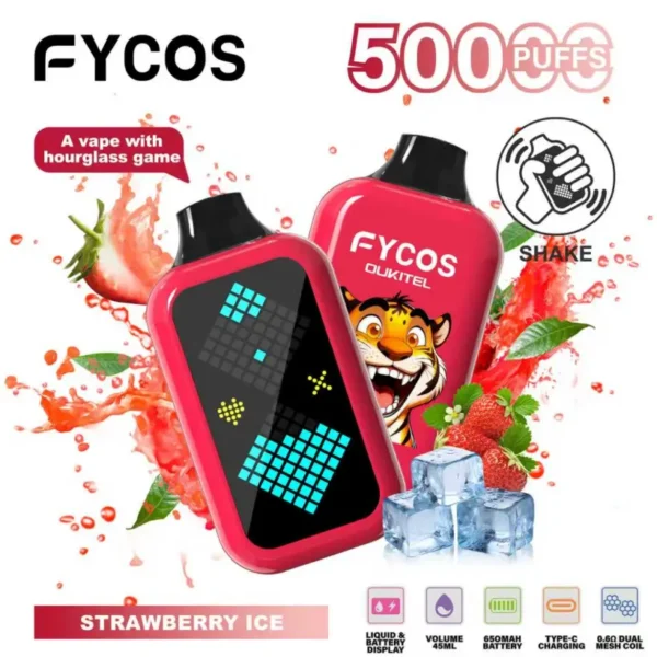 FYCOS 50K Puffs con Gioco della Clessidra Vape Usa e Getta 50000 Magazzino UE