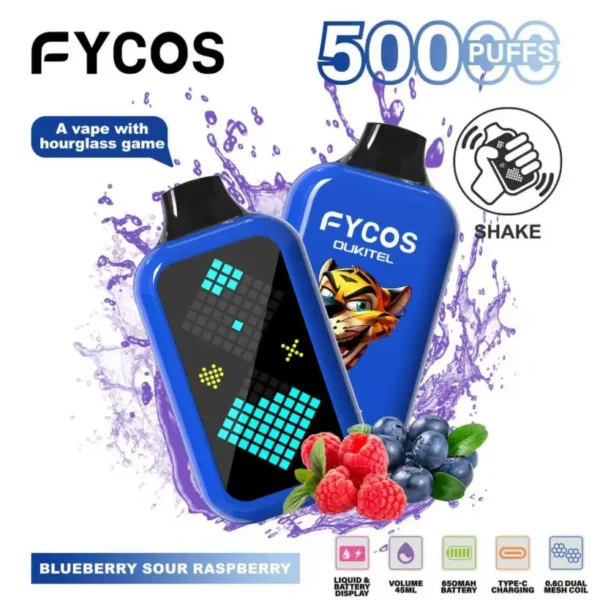 FYCOS 50K Puffs con Gioco della Clessidra Vape Usa e Getta 50000 Magazzino UE