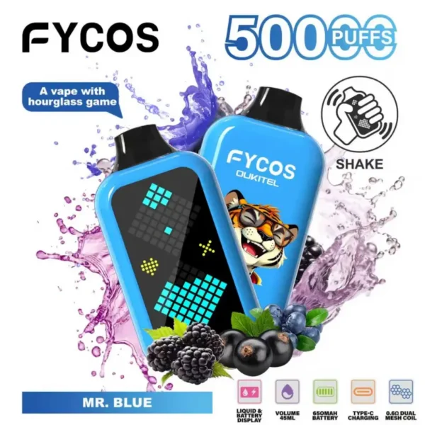 FYCOS 50K Puffs con Gioco della Clessidra Vape Usa e Getta 50000 Magazzino UE