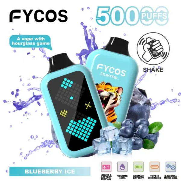 FYCOS 50K Puffs con Gioco della Clessidra Vape Usa e Getta 50000 Magazzino UE