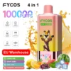 Fycos 100k Puffs 4 in 1 Miglior Vape Usa e Getta Spedizione Gratuita 3–7 Giorni Lavorativi Magazzino UE