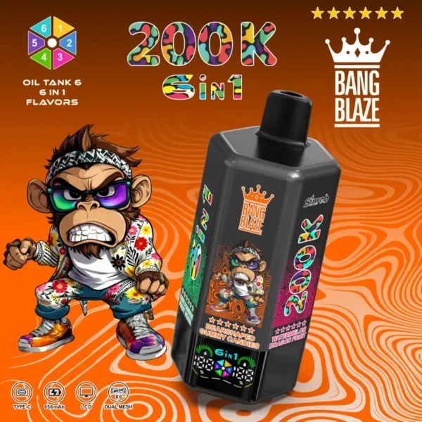 Bang Blaze 200k Puff Sigaretta Elettronica Usa e Getta 6 in 1 a Lunga Durata 200000 Spedizione Gratuita 14 Bang Blaze 200k Puff Sigaretta Elettronica Usa e Getta 6 in 1 a Lunga Durata 200000 Spedizione Gratuita