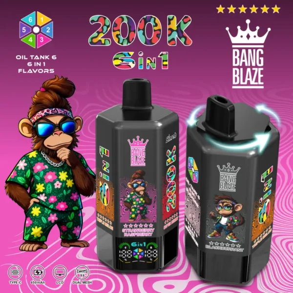 Bang Blaze 200k Puff Sigaretta Elettronica Usa e Getta 6 in 1 a Lunga Durata 200000 Spedizione Gratuita 13 Bang Blaze 200k Puff Sigaretta Elettronica Usa e Getta 6 in 1 a Lunga Durata 200000 Spedizione Gratuita