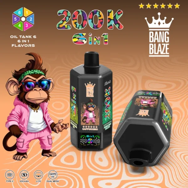 Bang Blaze 200k Puff Sigaretta Elettronica Usa e Getta 6 in 1 a Lunga Durata 200000 Spedizione Gratuita 11 Bang Blaze 200k Puff Sigaretta Elettronica Usa e Getta 6 in 1 a Lunga Durata 200000 Spedizione Gratuita