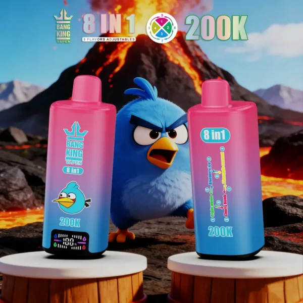 Bang King 200k Puff 8 in 1 Miglior Vape Usa e Getta Negozio Spedizione Gratuita Magazzino Cina