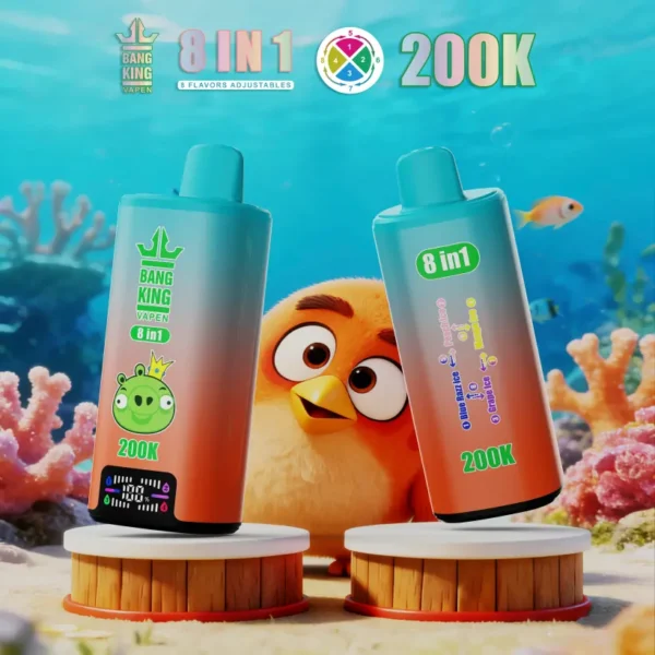 Bang King 200k Puff 8 in 1 Miglior Vape Usa e Getta Negozio Spedizione Gratuita Magazzino Cina