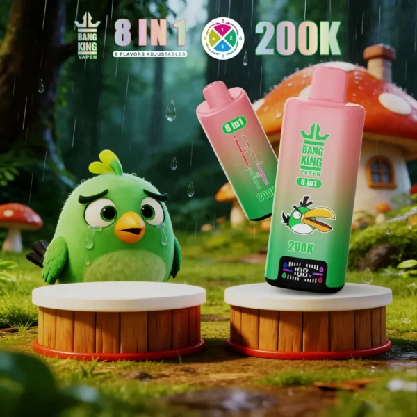 Bang King 200k Puff 8 in 1 Miglior Vape Usa e Getta Negozio Spedizione Gratuita Magazzino Cina