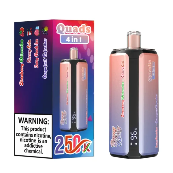 Bang King 250k Puff 4 in 1 Quads Vape Usa e Getta 250000 Spedizione Gratuita Magazzino Cina