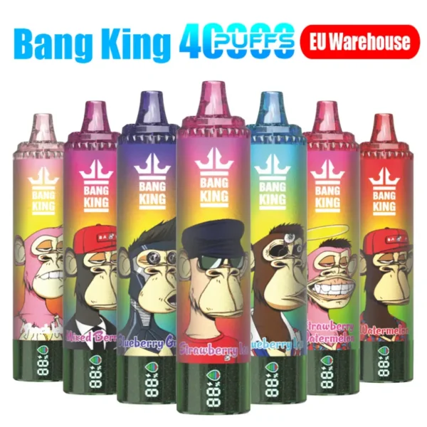 Bang King 40000 Tiri Economico Vape Usa E Getta Vendita All Ingrosso Spedizione Gratuita Magazzino UE