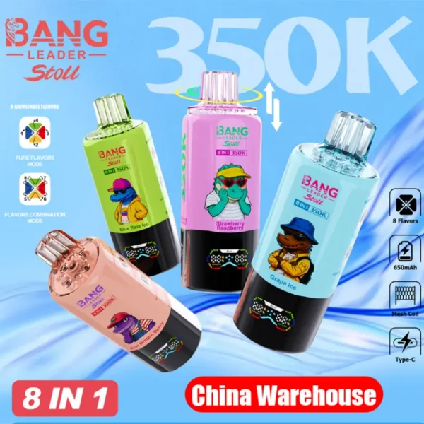 Bang Leader 350k Puff Stoll Vape Usa e Getta 350000 Spedizione Gratuita Magazzino Cina
