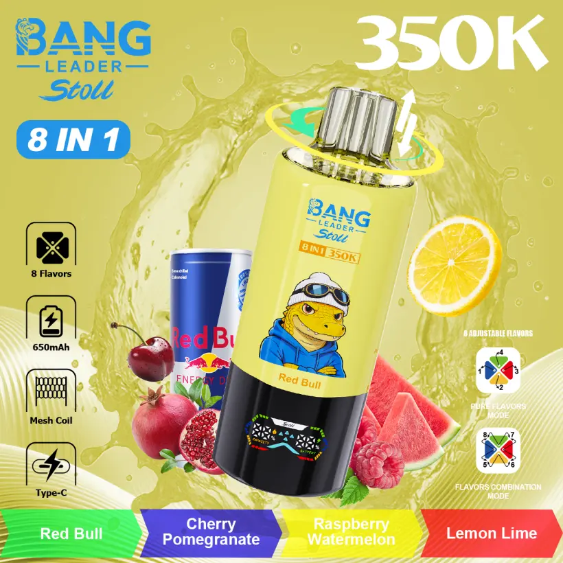 Bang Leader 350k Puff Stoll 8 in 1 Vape Usa e Getta 350000 Spedizione Gratuita Magazzino Cina 2 Bang Leader 350k Puff Stoll Vape Usa e Getta 350000 Spedizione Gratuita Magazzino Cina