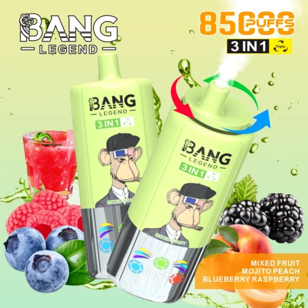 Bang Legend 85000 Puffs 85k Sigaretta Elettronica Usa e Getta 3 in 1 Spedizione Gratuita dal Magazzino in Cina