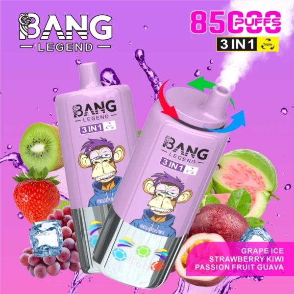 Bang Legend 85000 Puffs 85k Sigaretta Elettronica Usa e Getta 3 in 1 Spedizione Gratuita dal Magazzino in Cina