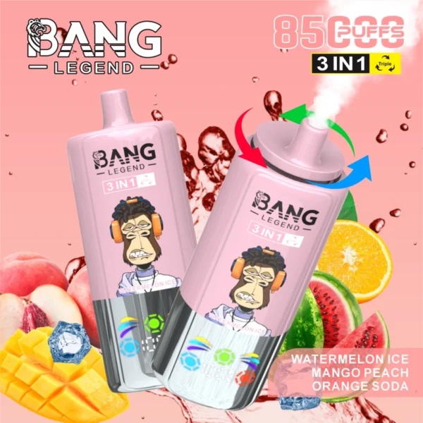 Bang Legend 85000 Puffs 85k Sigaretta Elettronica Usa e Getta 3 in 1 Spedizione Gratuita dal Magazzino in Cina