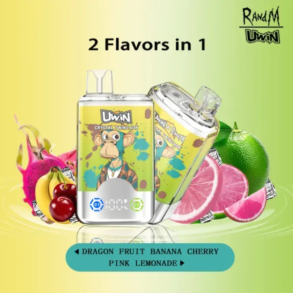 EU Vape Uwin 40k Tiri Crystal Twins 2 in 1 Sigaretta Elettronica Spedizione Gratuita