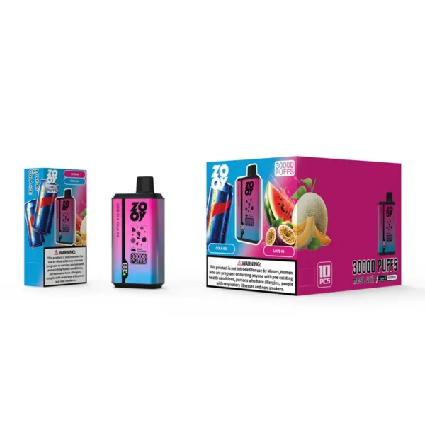 EU Vape ZOOY Twins 30K Tiri 2 In 1 Sigaretta Elettronica Vendita All Ingrosso Spedizione Gratuita