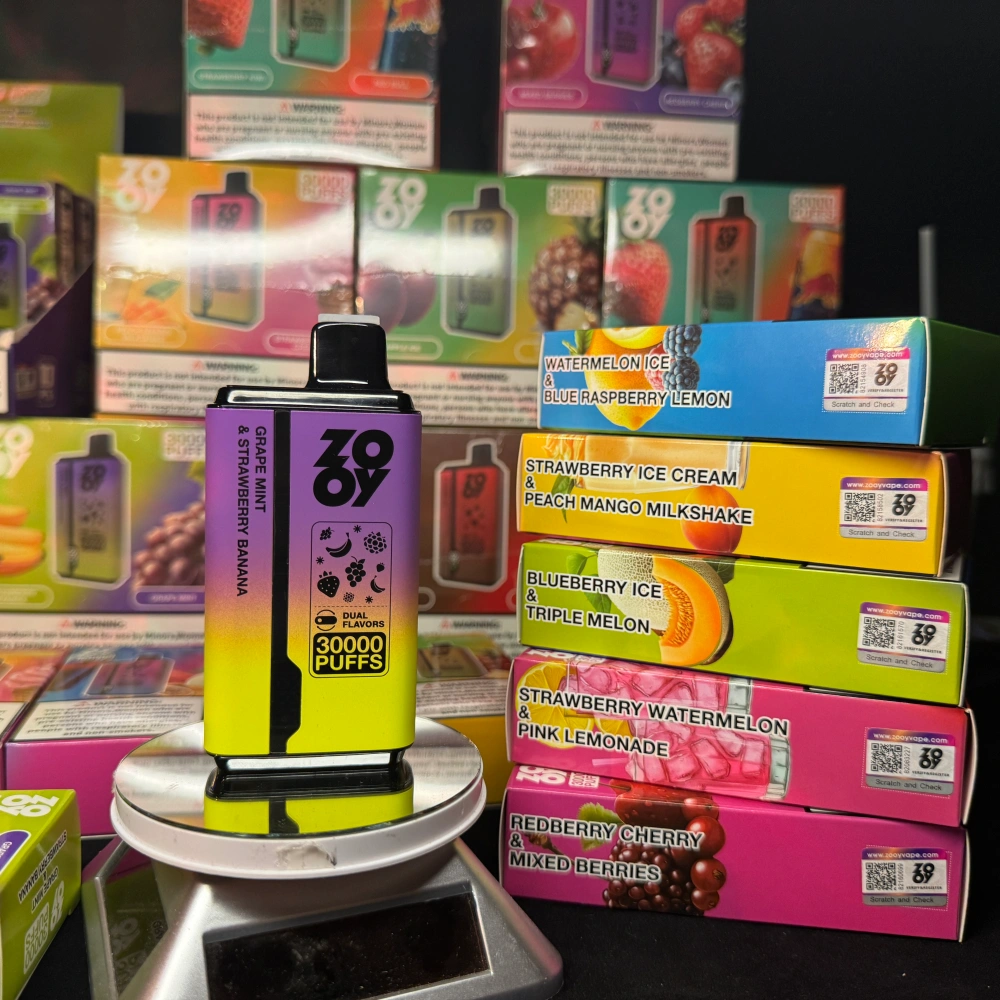 EU Vape ZOOY Twins 30K Tiri 2 In 1 Sigaretta Elettronica Vendita All Ingrosso Spedizione Gratuita