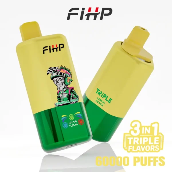FIHP 60k Puff 3 in 1 Sigaretta Elettronica Usa e Getta Triple Gusti 60000 Magazzino UE