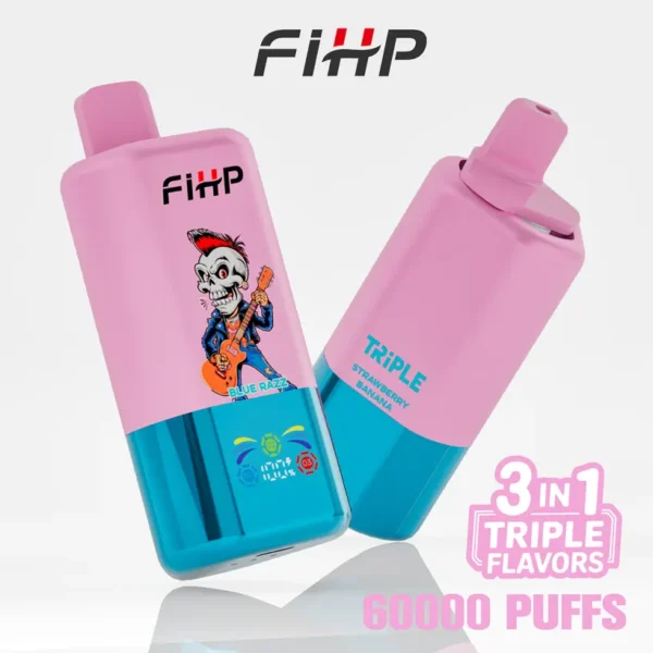 FIHP 60k Puff 3 in 1 Sigaretta Elettronica Usa e Getta Triple Gusti 60000 Magazzino UE