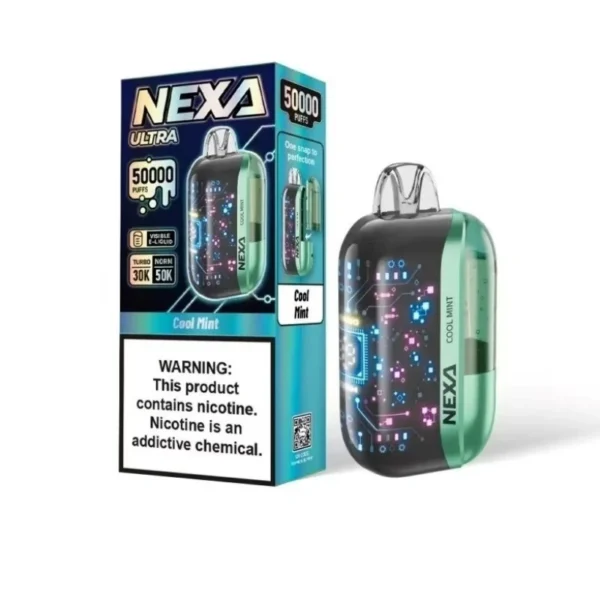 NEXA 50k Puffs Utral 50000 Crystal Sigaretta Elettronica Usa e Getta con 20mg Nicotina Spedizione Gratuita