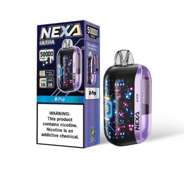 NEXA 50k Puffs Utral 50000 Crystal Sigaretta Elettronica Usa e Getta con 20mg Nicotina Spedizione Gratuita