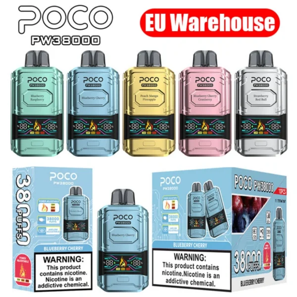 POCO PW 38000 Puff 38K Miglior Vape Pen Usa e Getta Spedizione Gratuita Magazzino UE