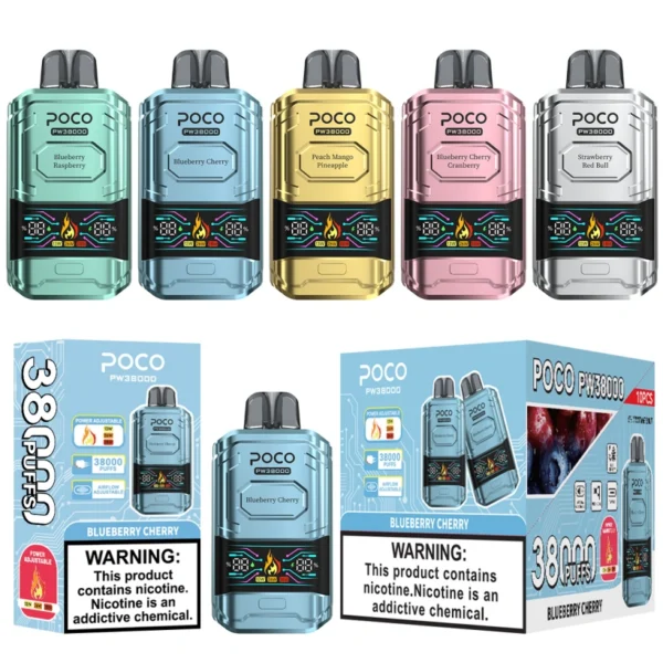 POCO PW 38000 Puff 38K Miglior Vape Pen Usa e Getta Spedizione Gratuita Magazzino UE