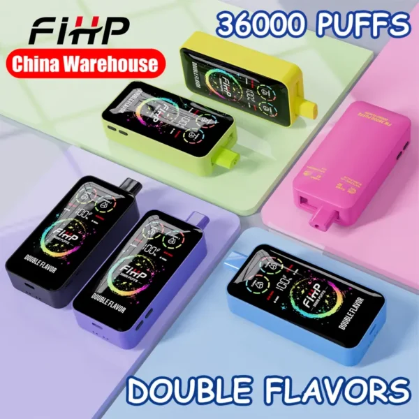 Puff 36k FIHP 36000 Puff 2 in 1 Sigaretta Elettronica Usa e Getta Penna Spedizione Gratuita Magazzino Cina