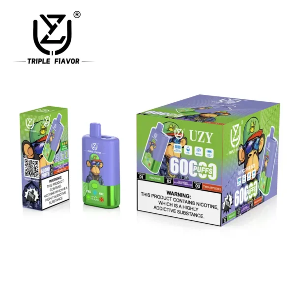 UZY 60K Puffs 3 in 1 Miglior Vape Usa e Getta 60000 Spedizione Gratuita Magazzino UE