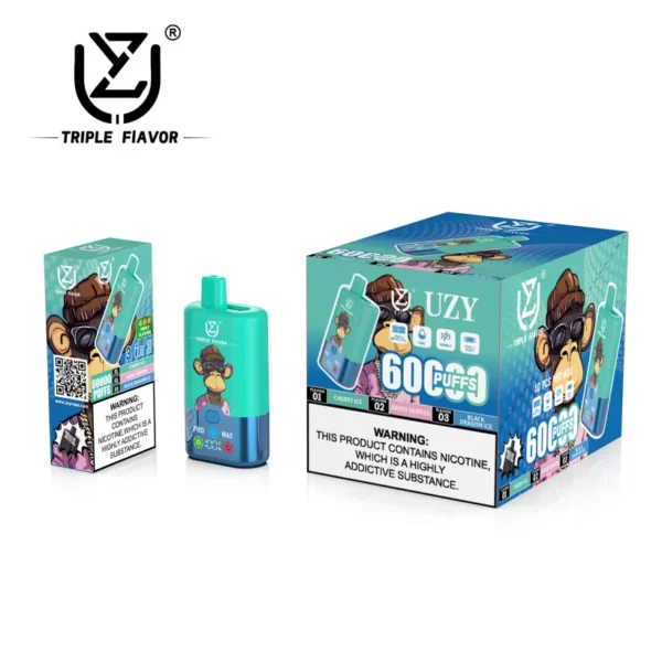 UZY 60K Puffs 3 in 1 Miglior Vape Usa e Getta 60000 Spedizione Gratuita Magazzino UE