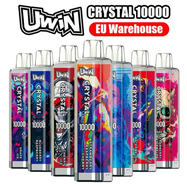 Uwin 10000 Tiri 10k Economico Crystal Vape Usa e Getta Spedizione Gratuita Magazzino UE