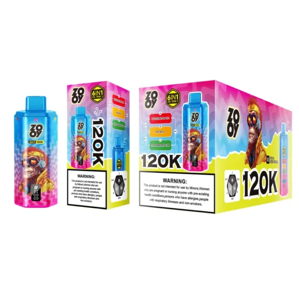 ZOOY 120K Puffs 6 in 1 Vape usa e getta 120000 Spedizione gratuita da magazzino UE