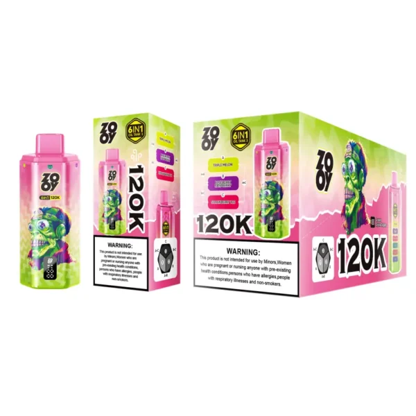 ZOOY 120K Puffs 6 in 1 Vape usa e getta 120000 Spedizione gratuita da magazzino UE