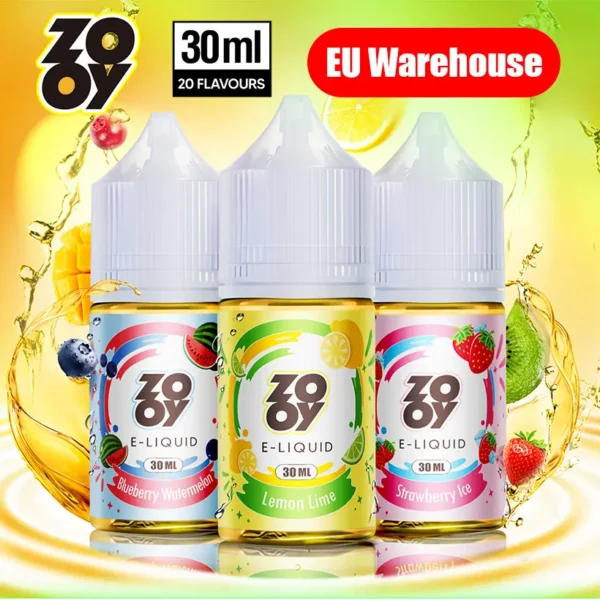 ZOOY 30ML Liquido E Vape 30mg 50mg Nicotina Magazzino UE