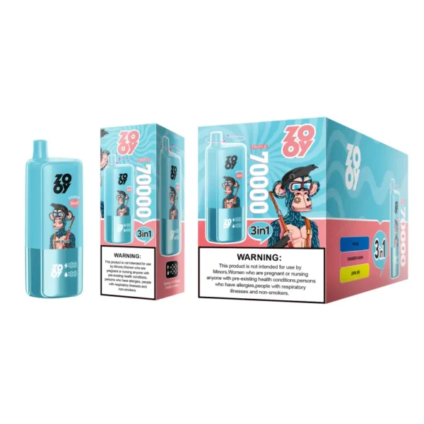 ZOOY 70K Puffs 70000 3 in 1 Tripli Sapori Vape Usa e Getta Spedizione Gratuita Magazzino UE